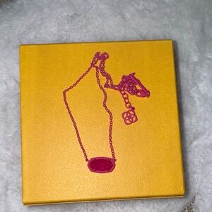 Kendra Scott Fuchsia Necklace